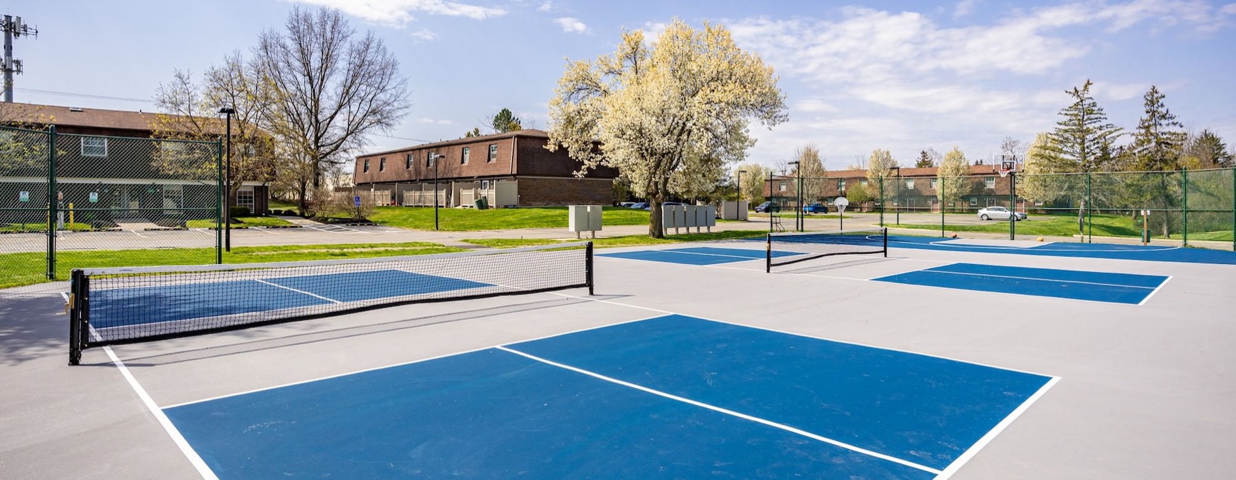 tennis courts