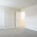 a room with white doors